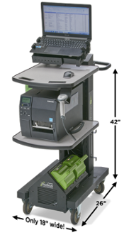 Newcastle Systems Nucleus NB Series Lithium Iron Workstation Bundle