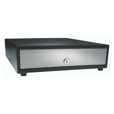 Series 4000 Cash Drawer: 1816~Drawer Front Style: Painted Front (color matched to case); Interface Type: USBPROâ„¢ HID End Node; Color: Black; Size (W x D x H): 18.0in. x 16.7in. x 4.2in....