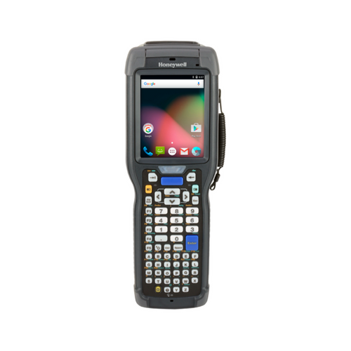 CK75 Mobile Computer~OS: Android 6 Marshmallow (GMS); Scanner: 2D Extended Range Area Imager; Keyboard: AlphaNumeric; Camera: No Camera; Durability: Cold Storage; Domain: FCC (North America)