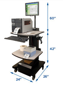 Newcastle Systems Nucleus NB Series Lithium Iron Workstation Bundle