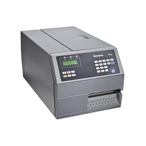 PX4i RFID Industrial Printer~Connectivity: Ethernet; Exit Option: Enhanced Rewind + Label Taken Sensor (LTS); Optional Feature: Real-Time Clock; Print Option: 203 dpi Thermal Transfer