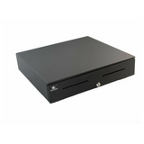 Series 4000 Cash Drawer: 1816~Drawer Front Style: Painted Front (color matched to case); Interface Type: SerialPROÂ®II; Color: Black; Size (W x D x H): 18.0in. x 16.7in. x 4.2in....