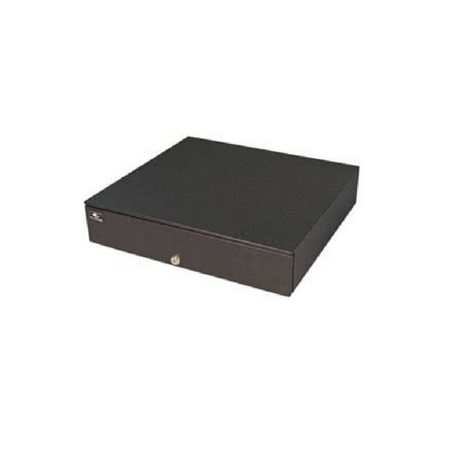 Series 4000 Cash Drawer: 1816~Drawer Front Style: Painted, non-media front; Interface Type: USBPROâ„¢ HID End Node; Color: Black; Size (W x D x H): 18.0in. x 16.7in. x 4.2in.; Options: Fixed 5x5 Till, Keyed Randomly