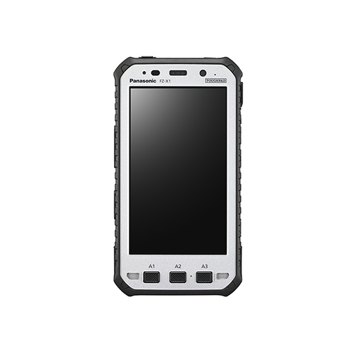 Toughpad FZ-X1 Rugged Mobile Computer~Display: 5in. HD Gloved Multi-Touch LCD; Healthcare: No; Form Factor: Handheld; OS: Android 5.1.1; CPU: Qualcomm APQ8064T 1.7GHz